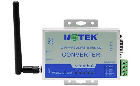 工業(yè)串口RS-232/485/422轉(zhuǎn)TCP/IP無線（WIFI）接口轉(zhuǎn)換器-UT-9061A 無線WIFI轉(zhuǎn)換器